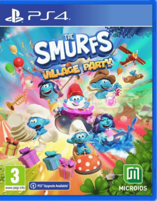 The Smurfs Village Party box art for Playstation 4